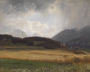 Deszczowy nastrój nad Igls
